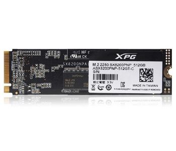 .M.2 NVMe SSD   512GB ADATA XPG  SX8200 Pro [PCIe 3.0 x4, R/W:3500/3000MB/s, 390/380K IOPS, 3D TLC] 