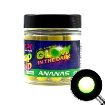 POP UP Ananas 10x12mm 20g (UV) GLOW IN THE DARK 