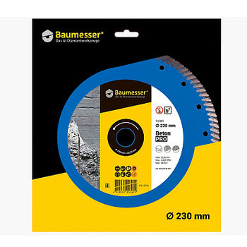 купить Алмазный диск Baumesser 1A1R Turbo 125x2,2x8x22,23 Baumesser Beton PRO в Кишинёве 