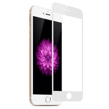 Sticla protectoare IPHONE 6/ 6S WHITE (5D ) 