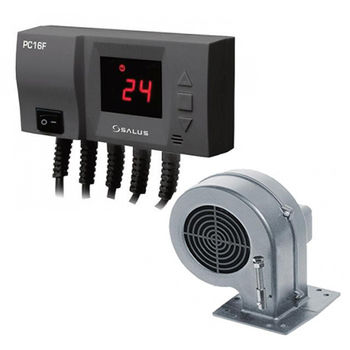 купить Регулятор для управления насосом центрального отопления и поддувом вентилятора PC 16F + BL-DP02  SALUS (снят с производства) в Кишинёве 