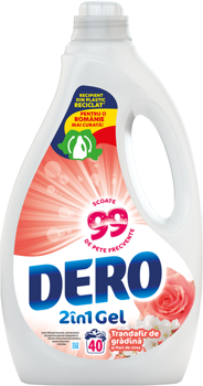 Dero gel 2in1 Trandafir de Grădina, 2L,  40 spălări 