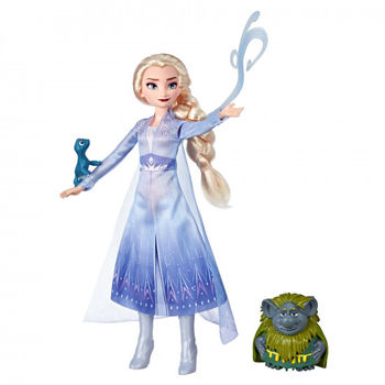 купить Hasbro Кукла Frozen 2 Эльза тролль Пабби и саламандра в Кишинёве 