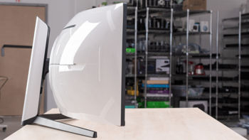 купить 49" SAMSUNG Odyssey G9 C49G95TSS,  Bk/White (Curved-VA 5120x1440, G-Sync 240Hz, 1ms, 420cd, DP+HDMI) в Кишинёве 