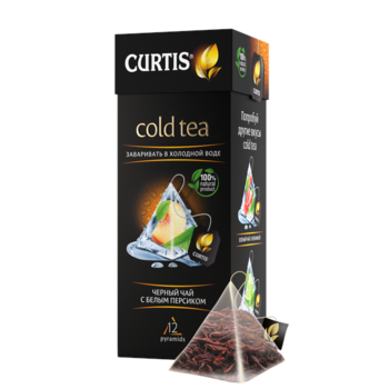 Curtis Cold Tea - Ceai negru cu Piersic Alb 12p 