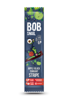 Dulciuri naturale de mere și coacăză Bob Snail, 14g 