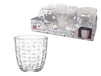 Set pahare pentru apa Mat 6buc, 295ml 