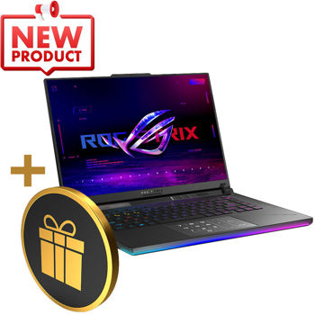 Laptop ASUS ROG Strix SCAR 18 G834JZR, Intel i9-14900HX 2.2-5.8GHz/32GB DDR5/1TB PCIe 4.0 NVMe/GeForce RTX4080 12GB GDDR6/WiFi 6E 802.11ax/BT5.3/2.5G LAN/HDMI/720P Cam/Backlit RGB Keyb./18 ROG Nebula QHD+ IPS 3ms 240Hz 500nits (2560x1600)/ G834JZR-N6019 Gaming