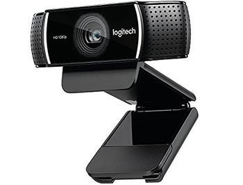 Logitech C922 Pro Stream Webcam, Microphone, Autofocus, Full HD 1080p 30fps/720p 60fps video streaming, Photos 15 megapixels (soft. enh.), Tripod, RightLight2&RightSound, USB 2.0 (camera web/веб-камера)