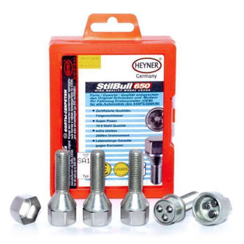 Set de șuruburi cu secret Heyner 856620 bolturi-antifurt StilBull în set - tip AG1