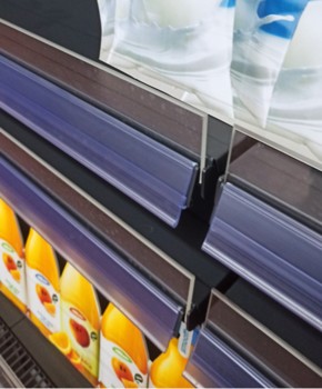 cumpără Barieră de protecție din plastic transparent pentru rafturi 50x1000 mm în Chișinău 