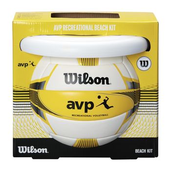 Набор мяч волейбольный + фризби Wilson AVP BEACH KIT W/DISK WTX0523KIT (1046) 