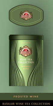 Basilur Wine Tea FROSTED WINE, Зеленый чай 75г 