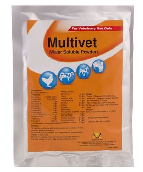 cumpără Multivet, pulbere hidrosolubilă - complex de vitamine p/u animale și păsări - Mobedco în Chișinău 