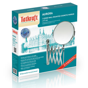 купить Зеркало настенное двустороннее Tatkraft AURORA 11106 в Кишинёве 