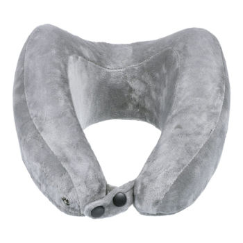 cumpără Perna Lifeventure Supersoft neck pillow, grey, 65400 în Chișinău 