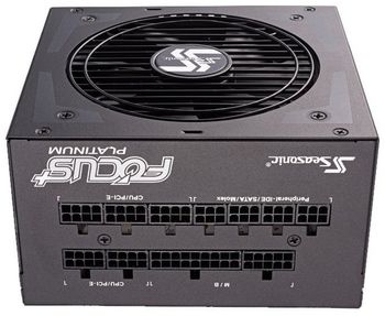 Power Supply ATX 650W Seasonic Focus Plus 650 80+ Platinum, Full Modular, Fanless until 30 % load 