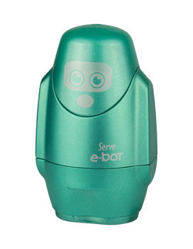 Ластик с точилкой 2в1 "E-Bot - Metallic" Serve 