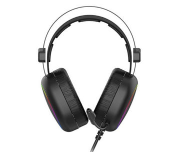 Gaming Headset Havit H2016d, 50mm driver, 20-20kHz, 32 Ohm, 108dB, 2.0m, 3.5mm+USB, RGB, Black 
