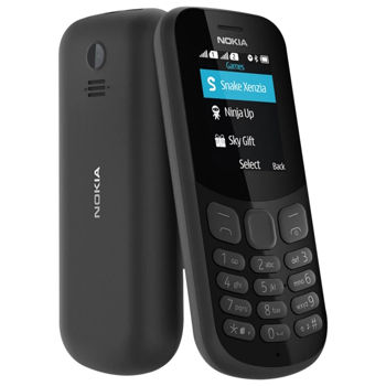 Nokia 130 (2017) Duos, Black 