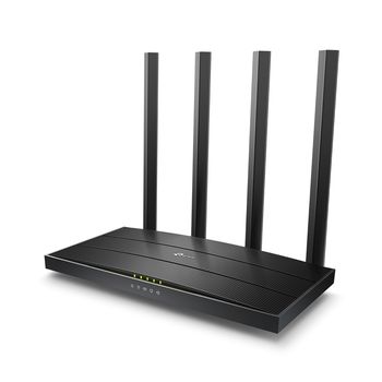 Wi-Fi AC Dual Band TP-LINK Router, "Archer C6 V3.2", 1200Mbps, Gbit Ports, MU-MIMO 