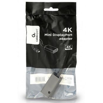 Adapter DP F to mini DP M, 4K, Cablexpert "A-mDPM-DPF4K-01", Black 