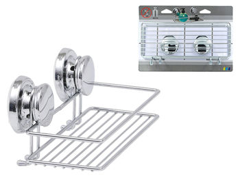 Полка на присосках Tendance 25X10X12.5cm, металл 