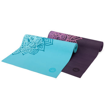 Mat pentru yoga Leela Two Tone PLUM -4.5mm 