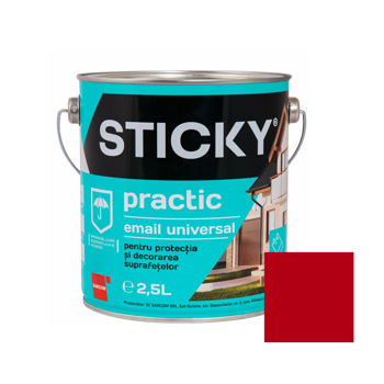 STICKY PRACTIC Эмаль Алкидная Красная 2,5 л 