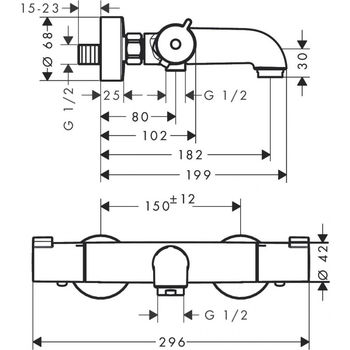 Ecostat Termostat pentru cadă 