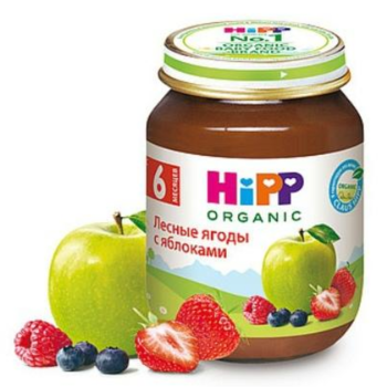 cumpără Hipp piure din fructe de pădure și mere, 6+ luni, 125 g în Chișinău 