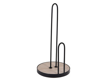 Suport pentru prosoape de hartie EH 30cm, metal, negru 