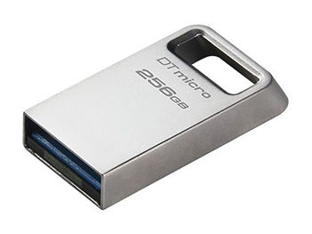 256GB USB3.2 Flash Drive Kingston DataTravaler Micro "DTMC3G2", Ultra-small Metal Case (DTMC3G2/256) 