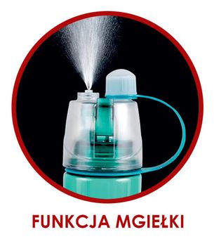Бутылка-спрей для воды CoolPack "Mist" 600 ml оранжевая 