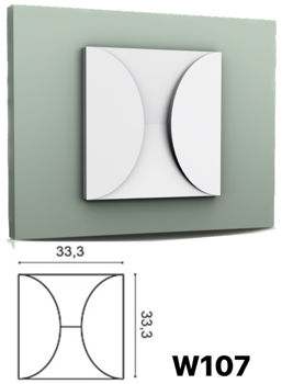 W107 ( 33.3 x 33.3 x 2.9 cm) 