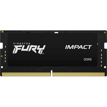 32GB DDR5-5600MHz SODIMM Kingston FURY Impact (Kit of 2x16GB) (KF556S40IBK2-32), CL40, 1.25V, Black 