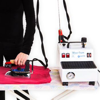 Generator de aburi Magic Vapor 2.4 l, 1300W, 4,8bar + Fier de calcat Bieffe si accesorii 
