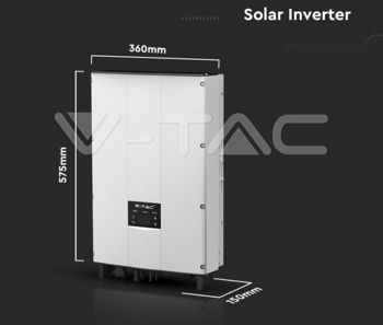Invertor fotovoltaic V-TAC 8kW LCD Display&DC IP65 380V 