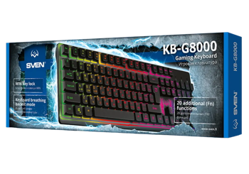 Tastatură Gaming SVEN KB-G8000, Negru 