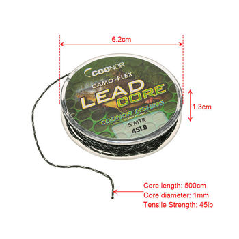 Leadcore COONOR 5м 45LB (зеленый) 