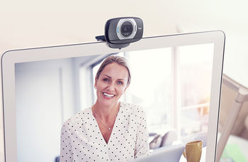 Camera Logitech C615, 1080p/30fps, FoV: 78°, Autofocus, Glass lens, Tripod-ready universal clip 