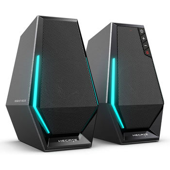 Boxe  Active Speakers Edifier HECATE Gaming G1500 Black, RMS 2x2.5W, Bluetooth V5.3, 12 light effects enhance the gaming experience, Bluetooth/USB sound card/AUX input available (boxe sistem acustic/колонки акустическая сиситема)