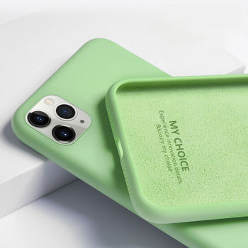 Чехол Screen Geeks Soft Touch iPhone 12 - 12 Pro [Mint] 