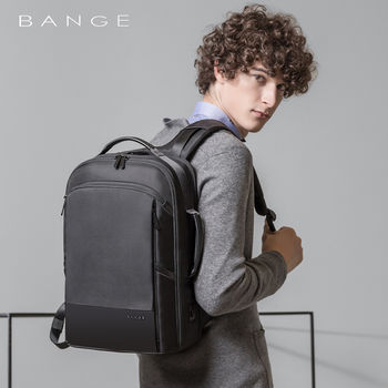 cumpără Rucsac multifunctional Bange S-55 pentru laptop de 15.6'', cu USB port, impermiabil, negru în Chișinău 