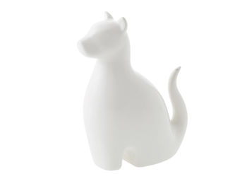 Статуэтка "Собака белая" 15cm AF Petit, керамика 