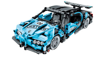 5808, iM.Master Bricks: Pull Back Blue Racer. 507 pcs 
