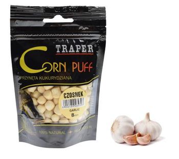 Traper Corn Puff floricele pentru pescuit 4mm, Usturoi 