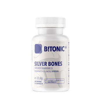 cumpără Bitonic Silver Bones Ca-vit.D-vit.K-Mn.Glucozamin caps N60 în Chișinău 