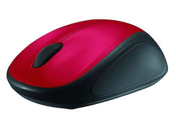 Logitech Wireless Mouse M235 Red, USB (mouse fara fir/беспроводная мышь)