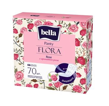 Ежедневные прокладки Bella Flora Rose, 70 шт. 